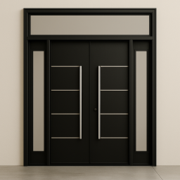 Double-Door-2sidelite-Transom