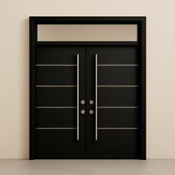 Double-Door-transom