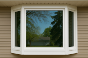 Modern Bay Window with Wide Outdoor View